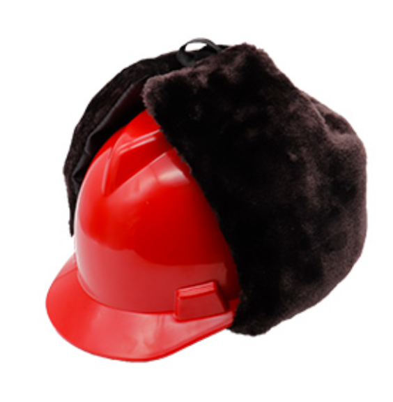 寒风中作业，安全不打烊——飞鸿“桉叶”安全帽冬季防护新升级